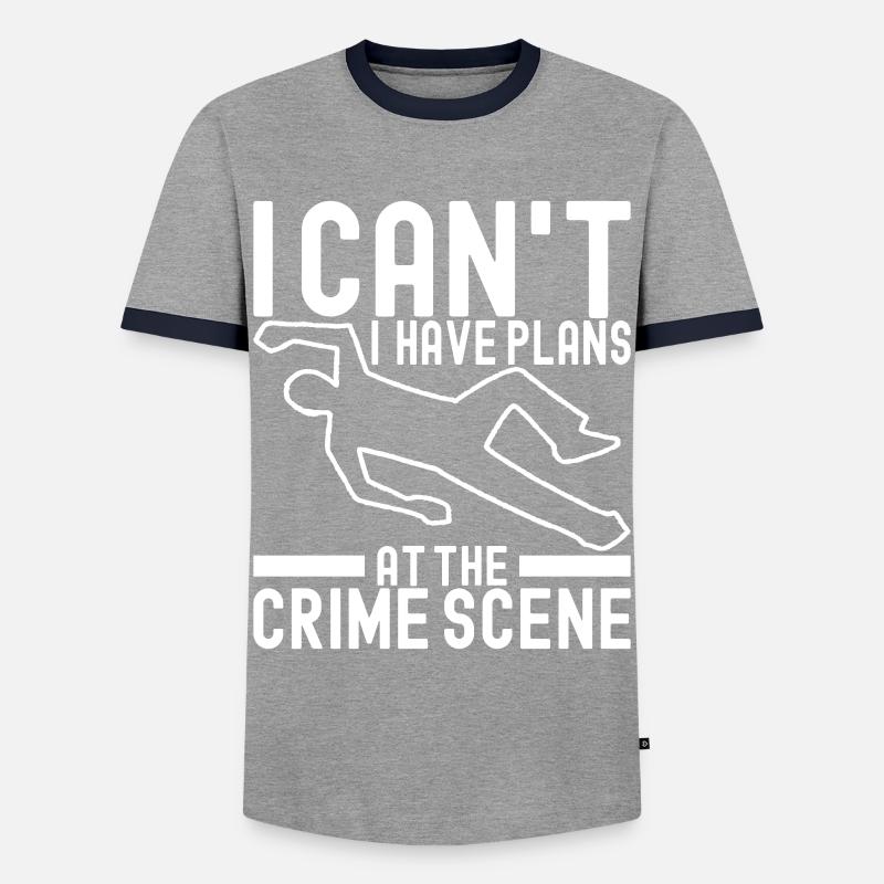 Forensics Forensic Scientist - Men's Ringer Shirt - grey/navy