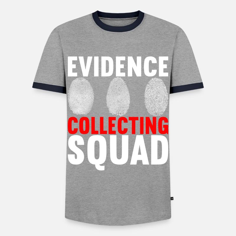 Forensics Forensic Scientist - Men's Ringer Shirt - grey/navy