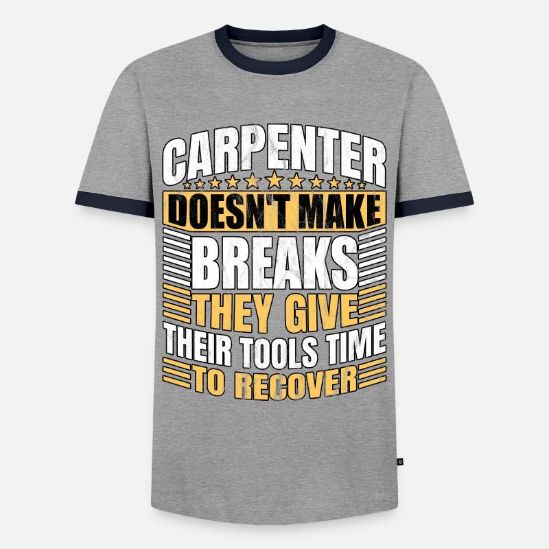 Carpenter Carpenter Carpenter - Men's Ringer Shirt - grey/navy 