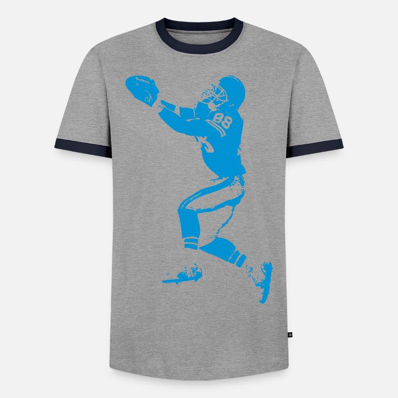 touchdown - Männer Kontrast-T-Shirt - undefined