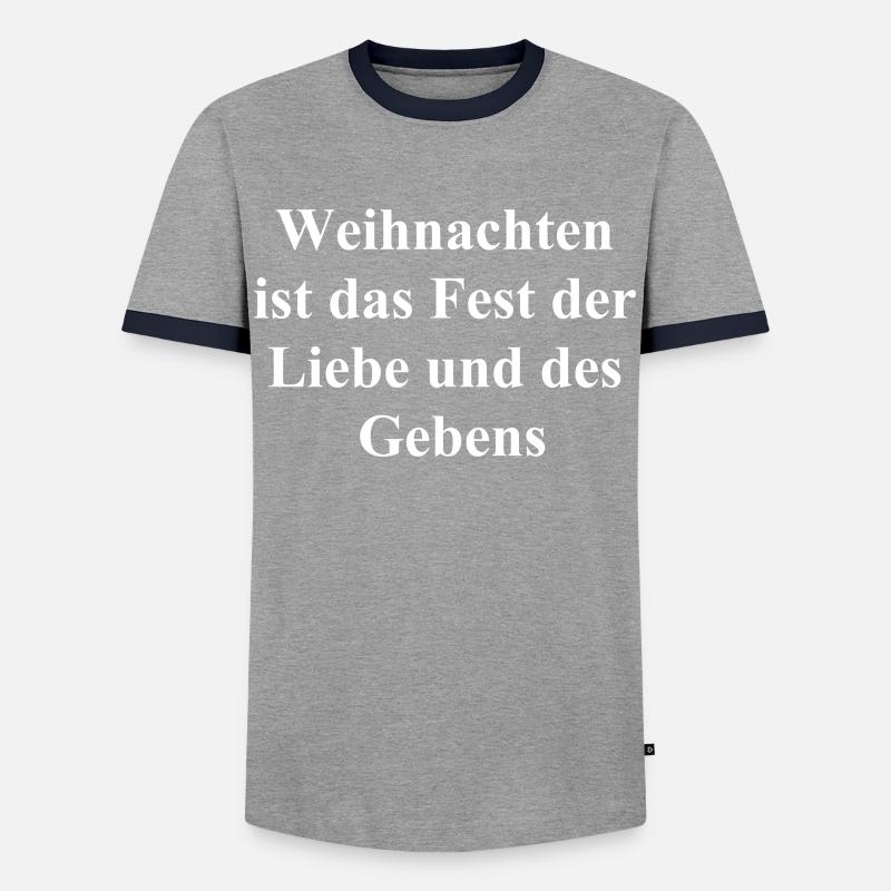 Doing Good Gift Set - Men's Ringer Shirt - grey/navy 