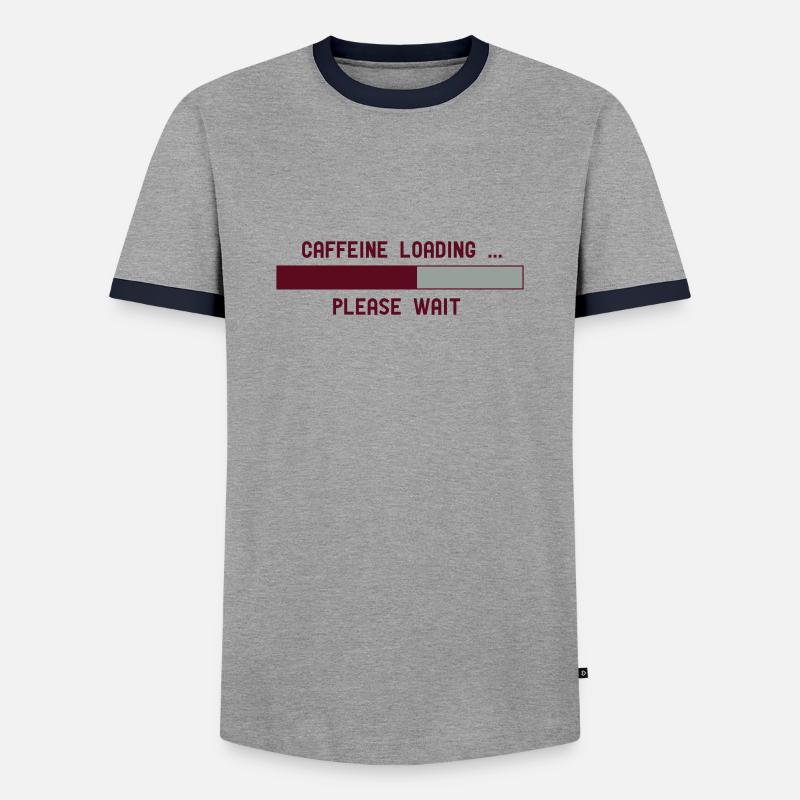 loading - Männer Kontrast-T-Shirt - Grau/Navy 