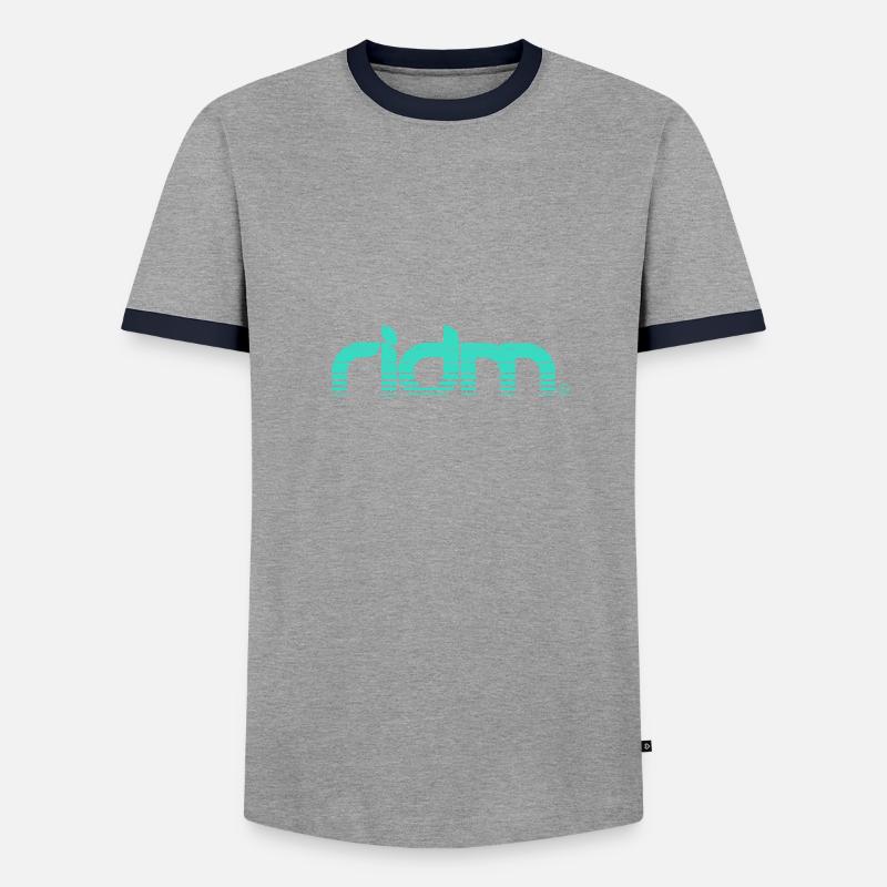 ridm striped Männer Kontrast-T-Shirt