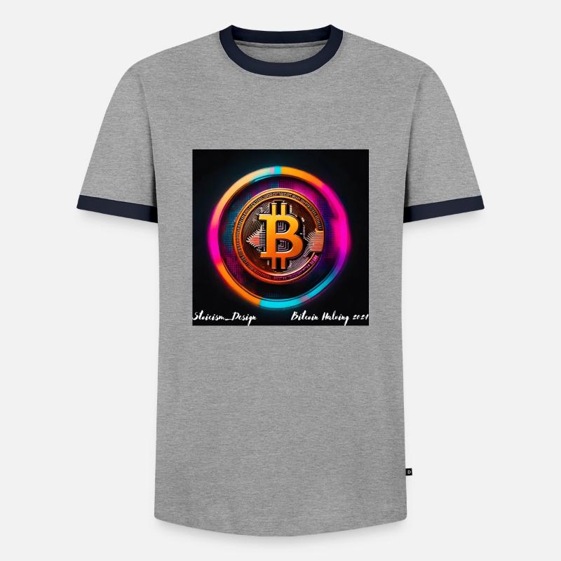 23714913 9790 4482 AA97 9B09B681A2FC - Männer Kontrast-T-Shirt - Grau/Navy 