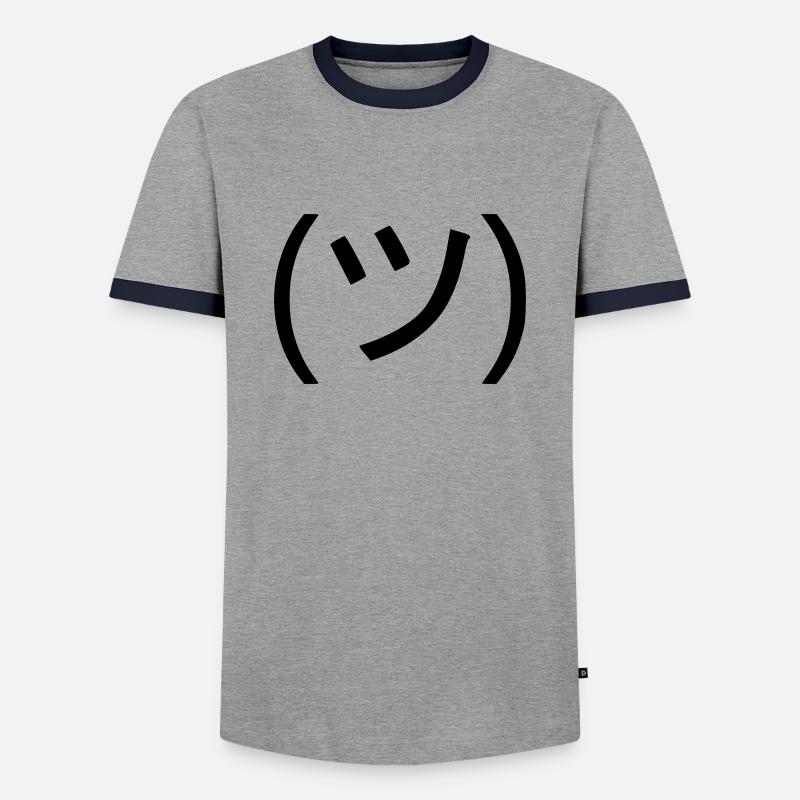 Yeah, really? - Männer Kontrast-T-Shirt - Grau/Navy 