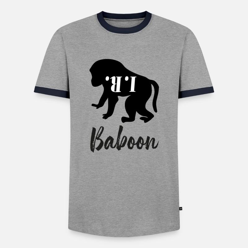 I. R. Baboon / I are Baboon T-shirt contrasté Homme