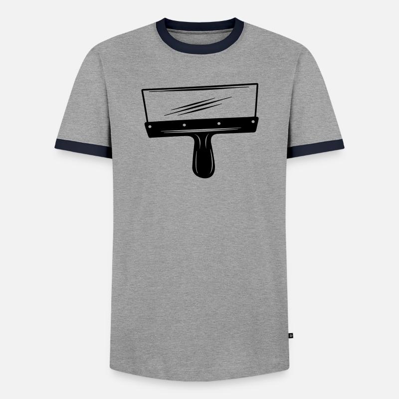 Spackmes - Men's Ringer Shirt - grey/navy