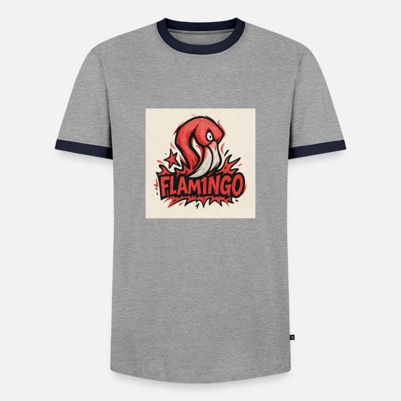 2012EB68 41CC 4BB6 8A6C 1D042C0C4741 - Männer Kontrast-T-Shirt - Grau/Navy 