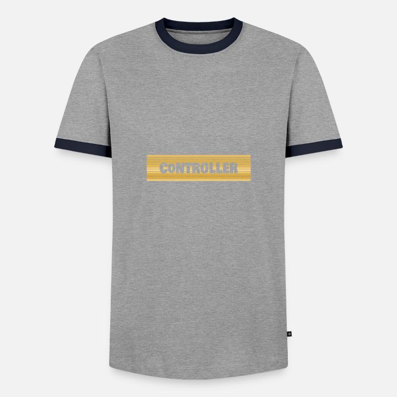 Profession Controller - Men's Ringer Shirt - grey/navy 