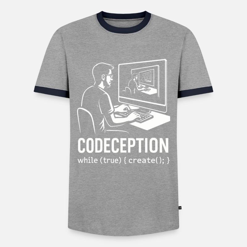 Codeception - T-shirt contrasté Homme - gris/marine 