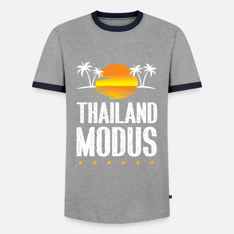 Thailand Mode - Men's Ringer Shirt - grey/navy 