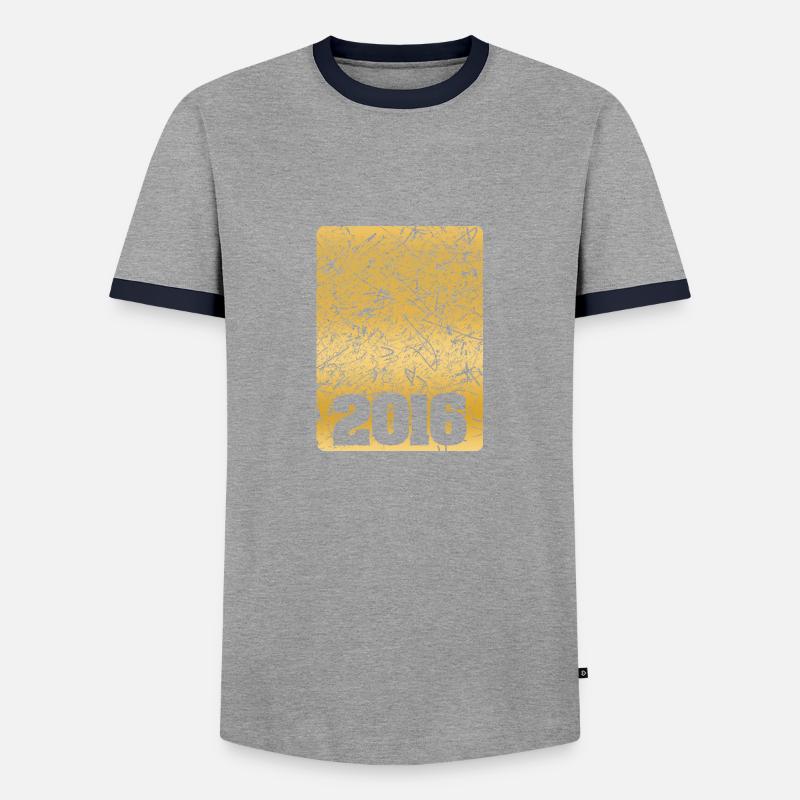 2016 - Men's Ringer Shirt - grey/navy 