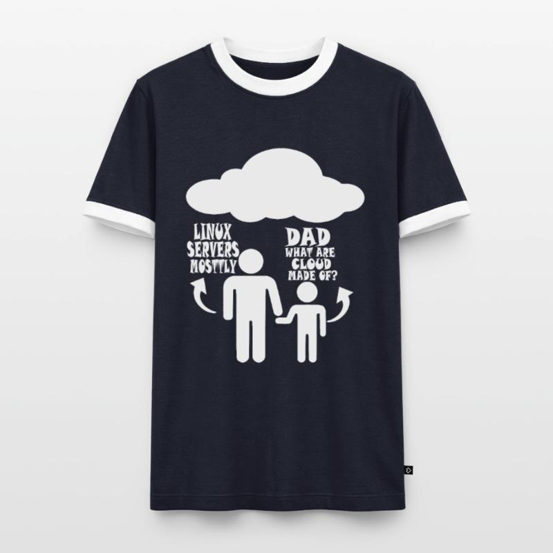Linux server mostly Men's Ringer Shirt
