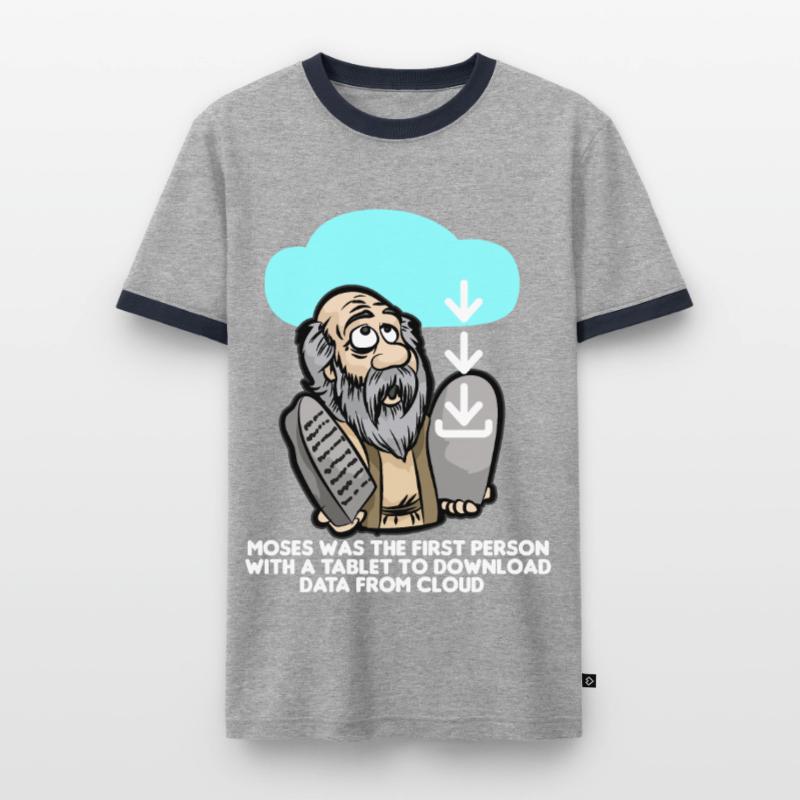 DOWNLOAD MOSES Cloud Computing IT Computer Scientist Men's Ringer Shirt