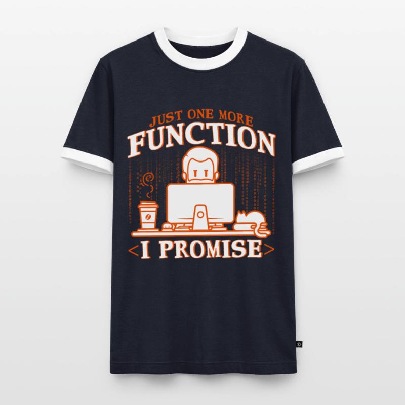 Softwareentwickler Computerfreak Programmierer Männer Kontrast-T-Shirt