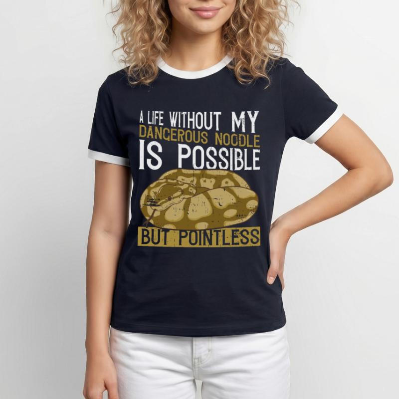 Banana Ballpython Königspython T-shirt contrasté Homme