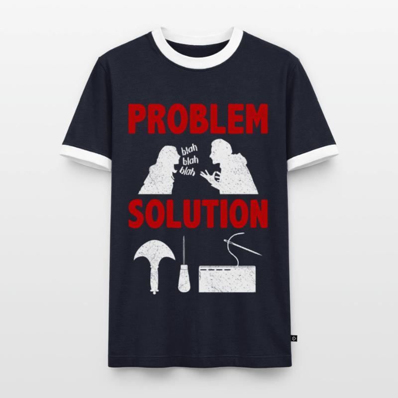 Leather Tooling Leather Mallet Problem Solution Men's Ringer Shirt