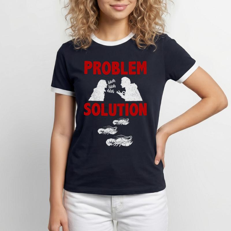Lobster Racing Activity Problem Solution Hobby Men's Ringer Shirt