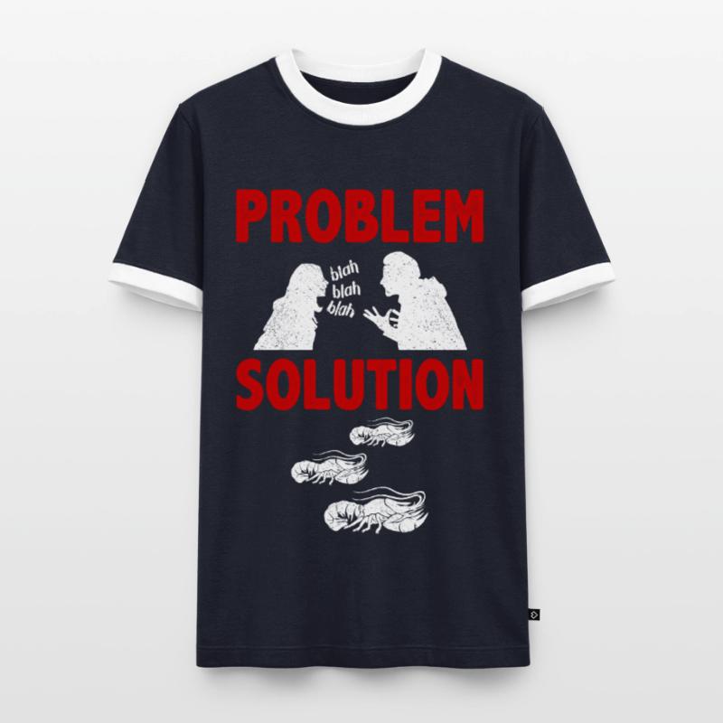 Lobster Racing Activity Problem Solution Hobby Men's Ringer Shirt