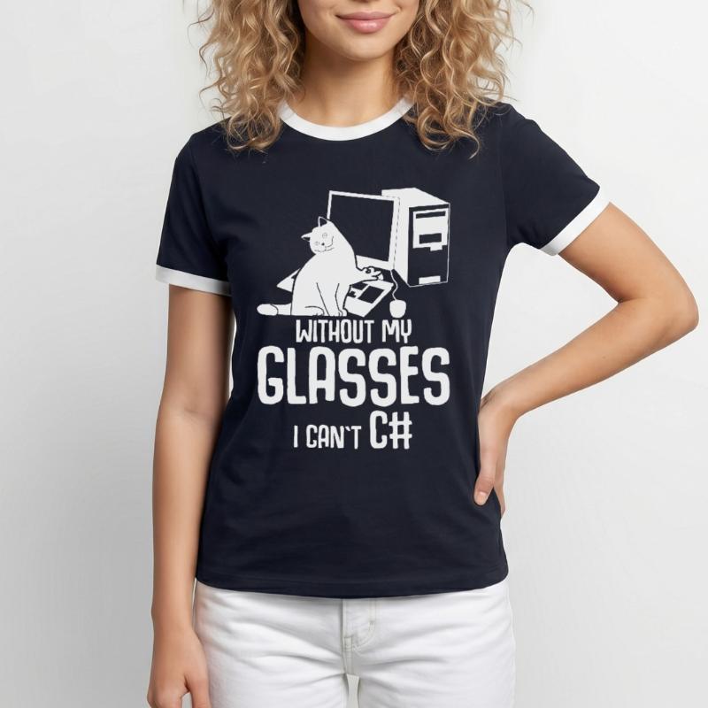 Programmer Computer Science Admin Männer Kontrast-T-Shirt
