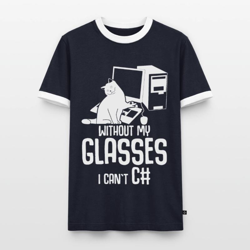 Programmer Computer Science Admin Männer Kontrast-T-Shirt