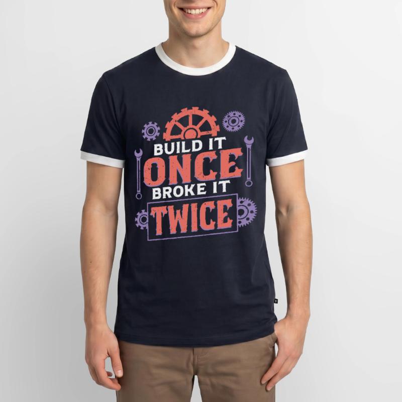 Engineer Engineering Sciences Men's Ringer Shirt
