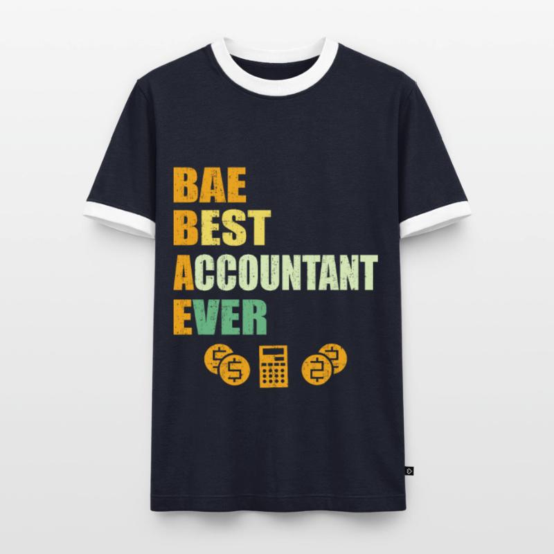 Comptable Saison des impôts CPA Comptable comptable T-shirt contrasté Homme