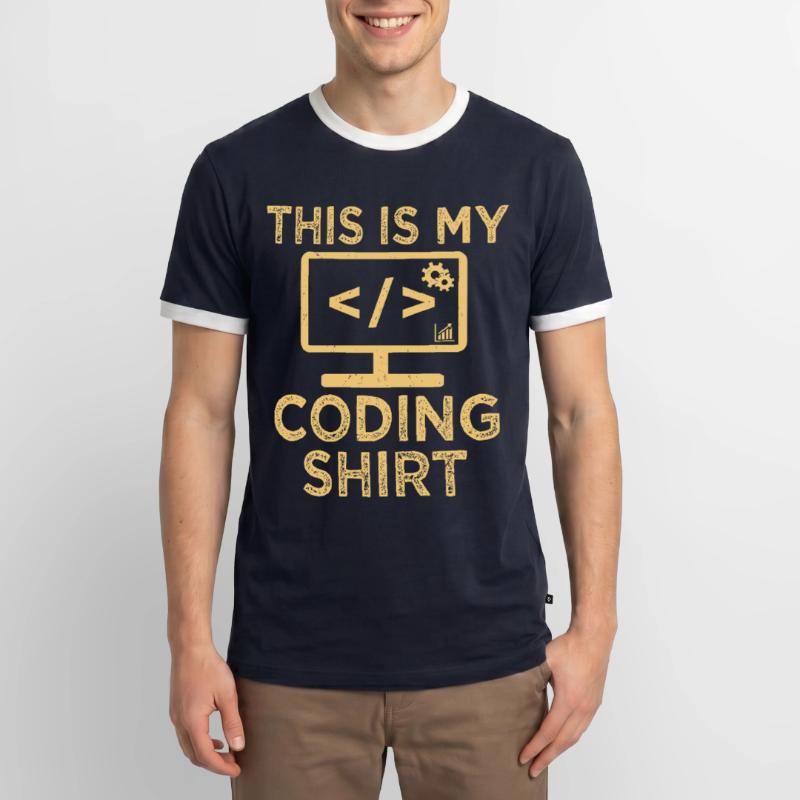 Web developer website development Men's Ringer Shirt