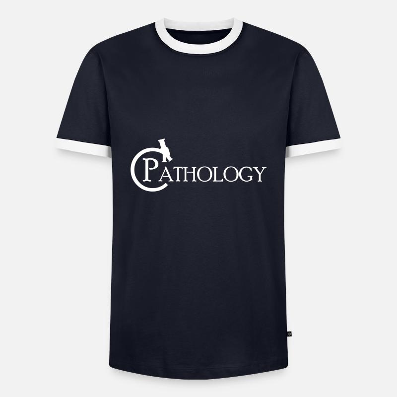 Pathology - Men's Ringer Shirt - navy/white 