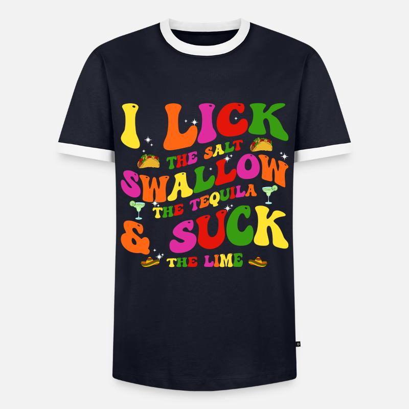 Cinco de Mayo - Männer Kontrast-T-Shirt - Navy/Weiß 
