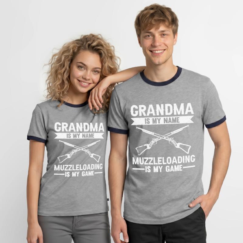 Vorderlader Muzzleloader Muzzle Loading Men's Ringer Shirt