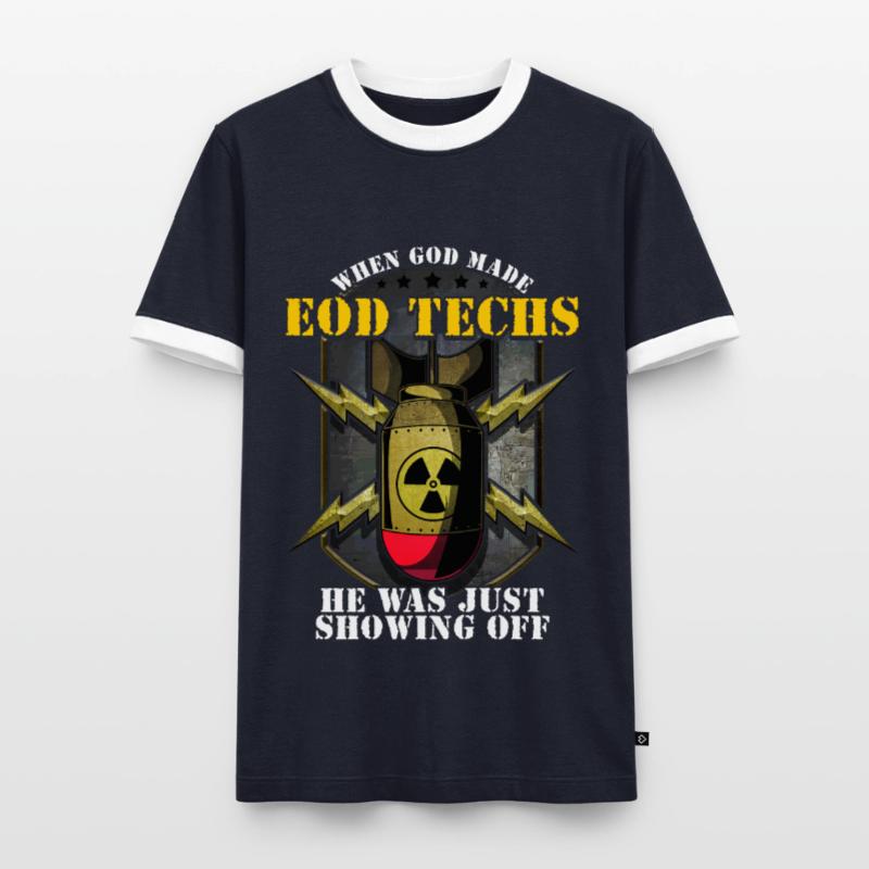 Devis sur l'élimination des explosifs EOD Tech T-shirt contrasté Homme
