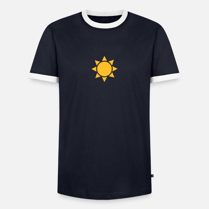 Sun - Men's Ringer Shirt - navy/white 