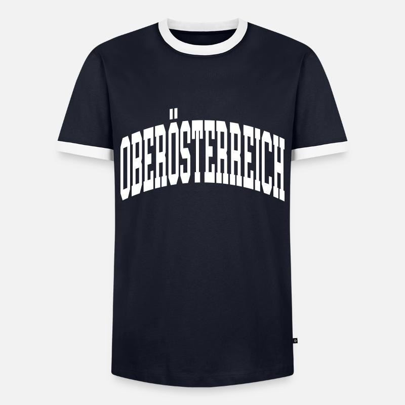 Upper Austria - Men's Ringer Shirt - navy/white 