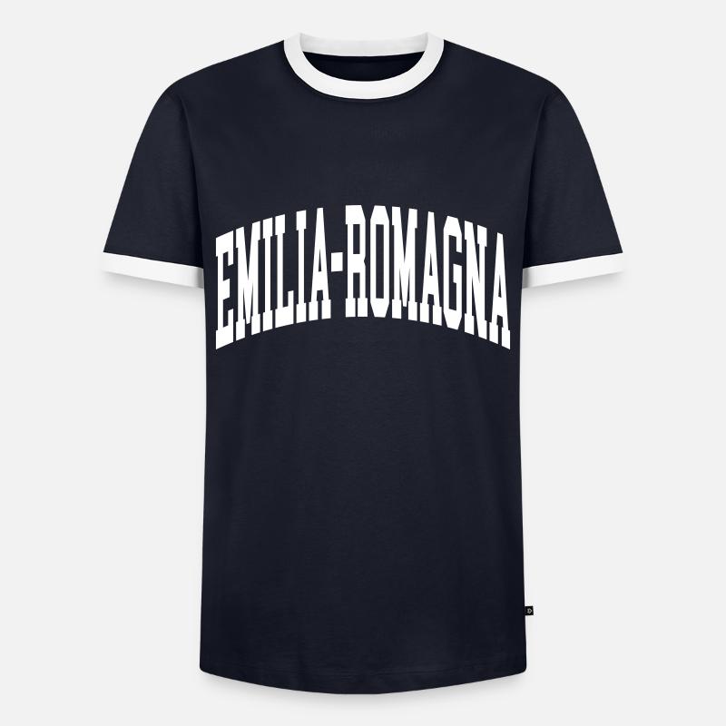 Emilia-Romagna - Men's Ringer Shirt - navy/white 