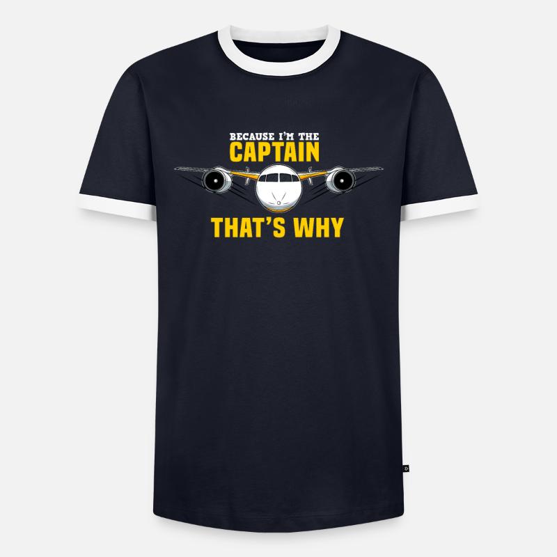 Versuchsfliegerflugzeugluftfahrtluftfahrt dji Geschenk - Männer Kontrast-T-Shirt - Navy/Weiß 