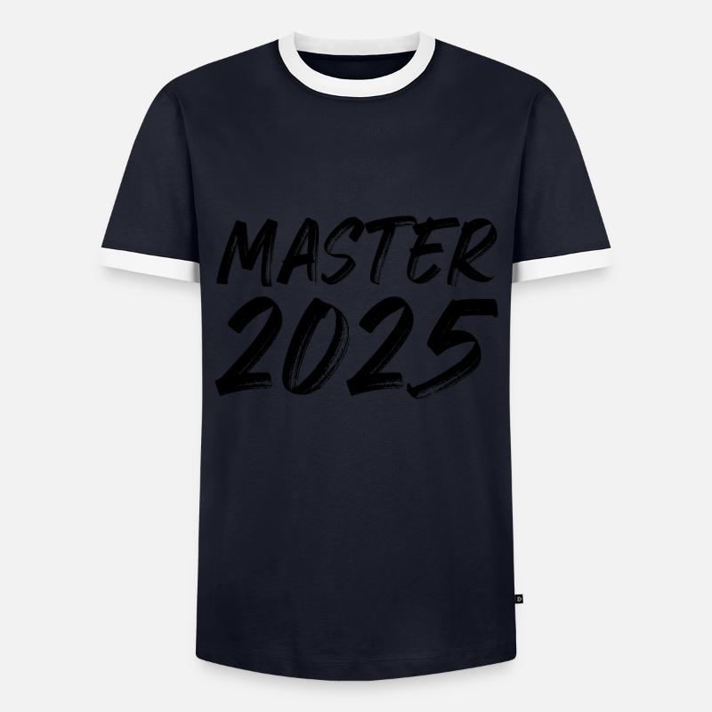 Master 2025 - Men's Ringer Shirt - navy/white 
