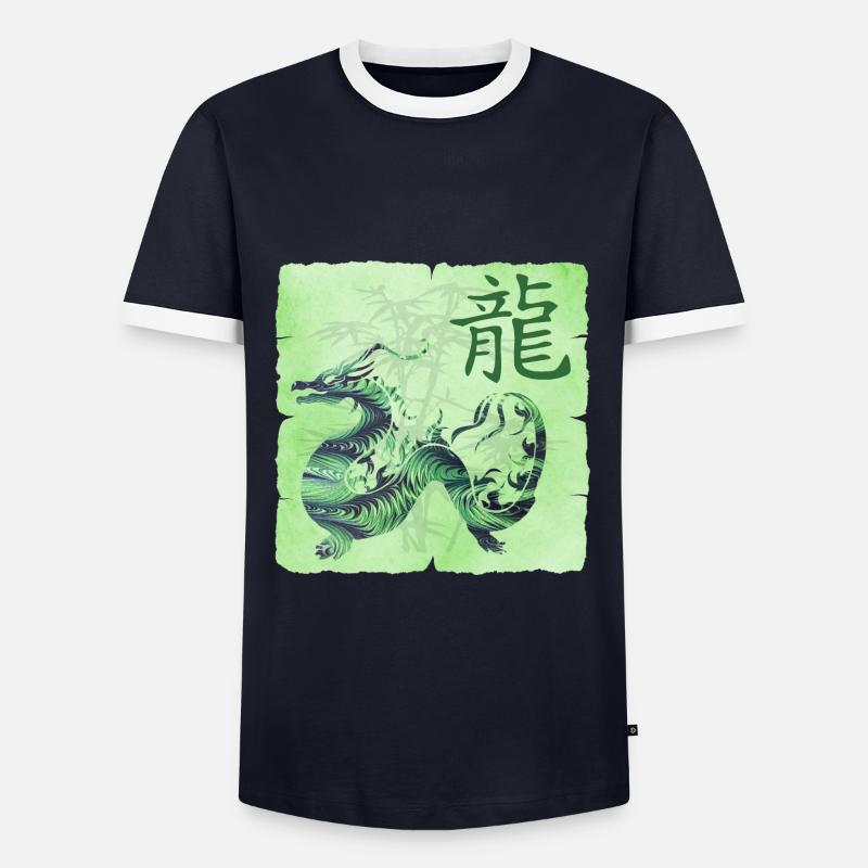 Kite E 108 - Men's Ringer Shirt - navy/white 