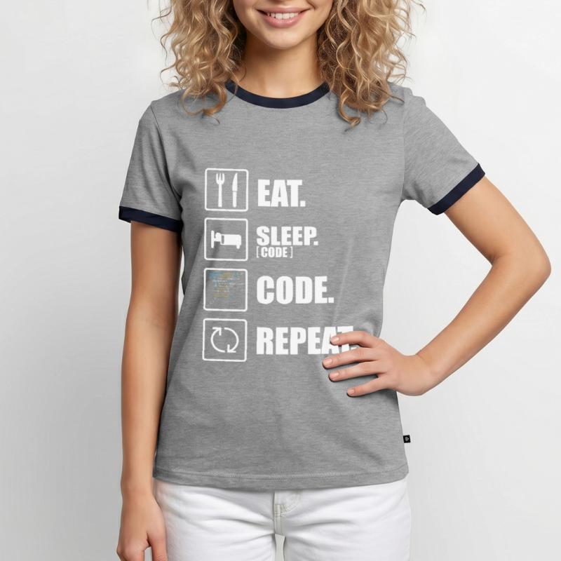 Computer Scientist Funny Programmer Saying Coder Men's Ringer Shirt