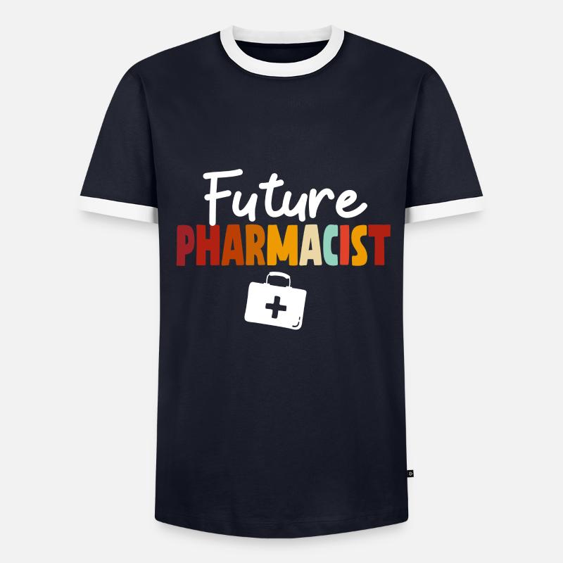 Future pharmacist - Men's Ringer Shirt - navy/white 