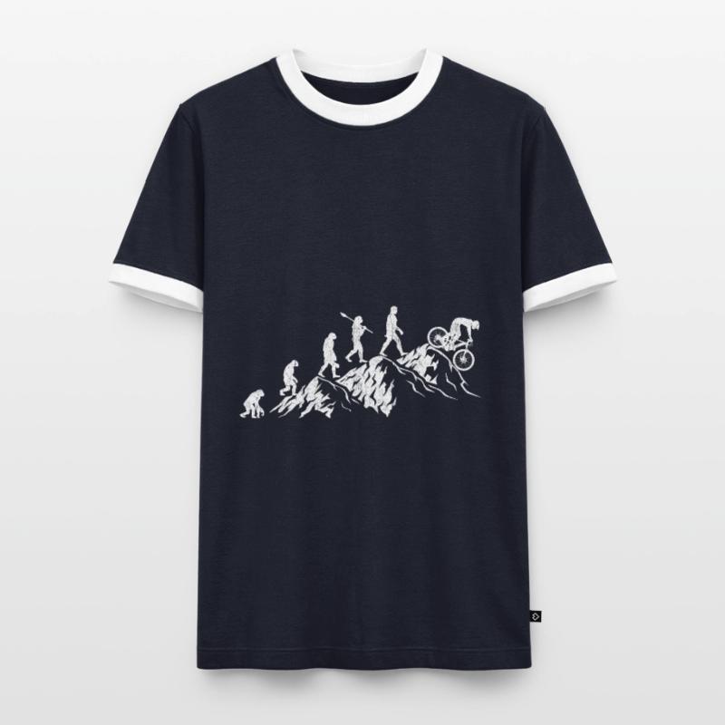 Vélo Evolution Vélo de course Vélo Evolution T-shirt contrasté Homme
