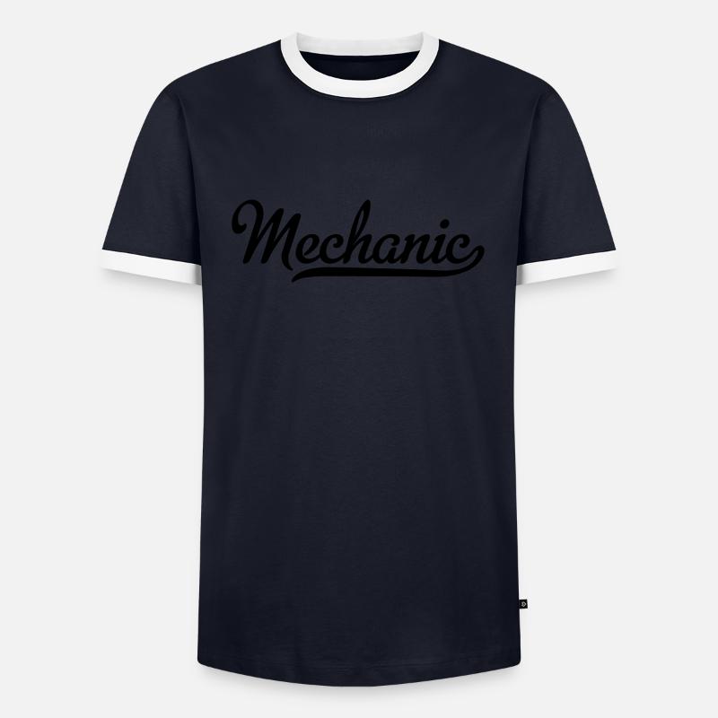 kretus12 - Men's Ringer Shirt - navy/white