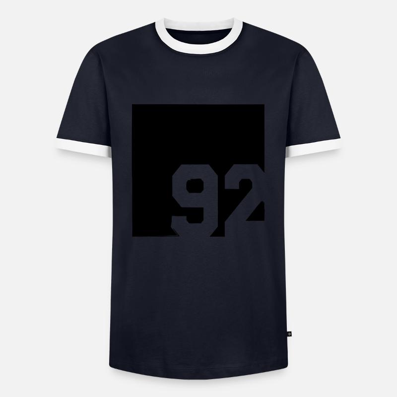 1992 - Men's Ringer Shirt - navy/white 
