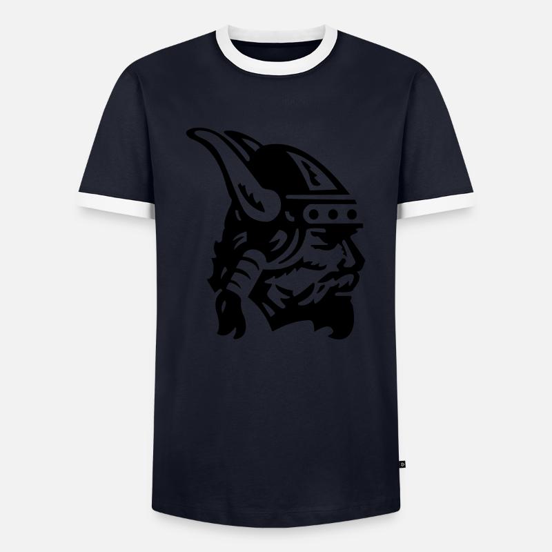 wicking1 - Men's Ringer Shirt - navy/white 