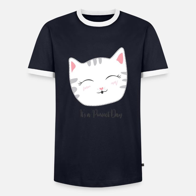 2 - Men's Ringer Shirt - navy/white 
