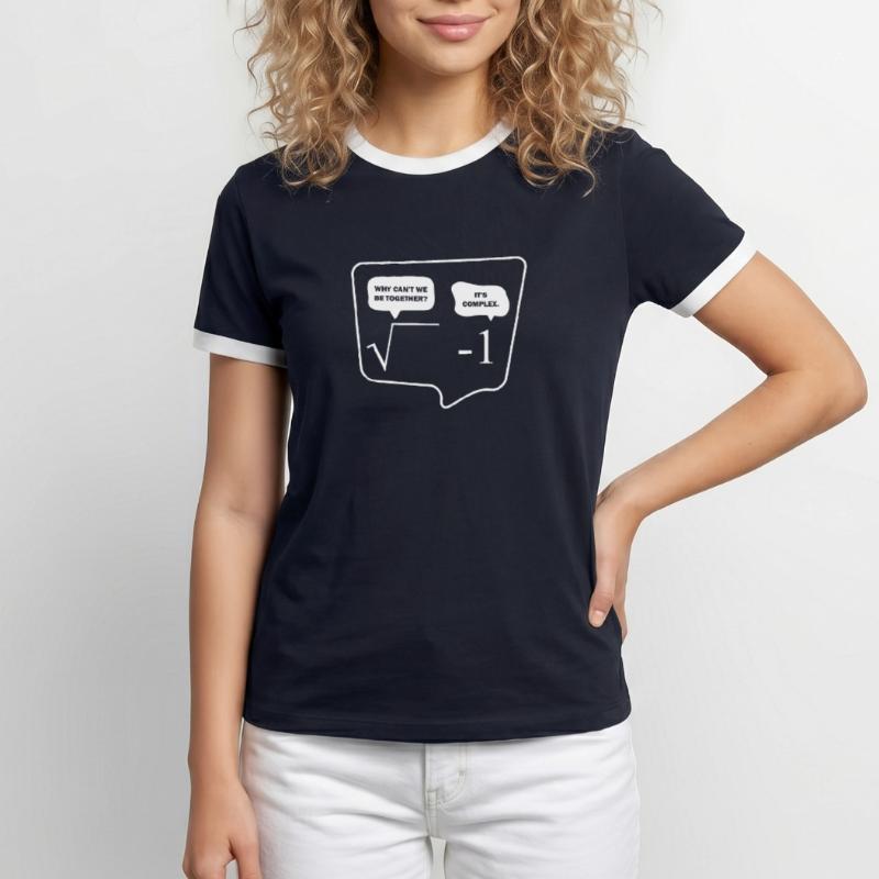 Complex Root Nerd Computer Math Physics Men's Ringer Shirt