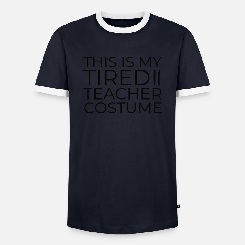 Teaching profession - Men's Ringer Shirt - navy/white