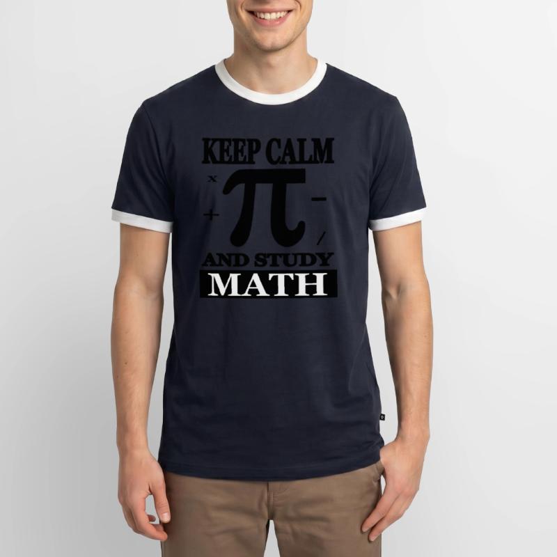 Math Study Math Student Math Gift Men's Ringer Shirt