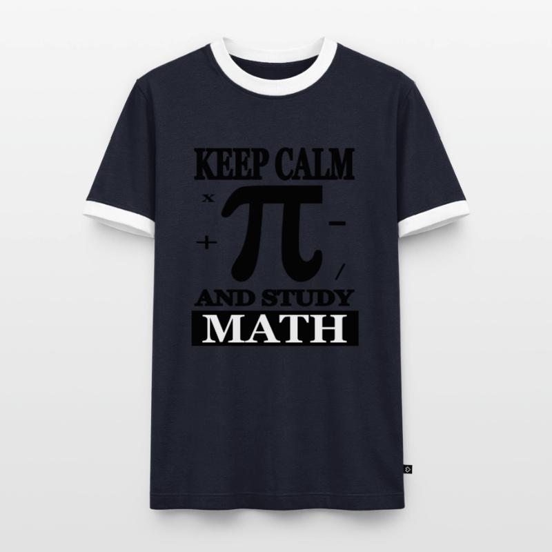 Math Study Math Student Math Gift Men's Ringer Shirt
