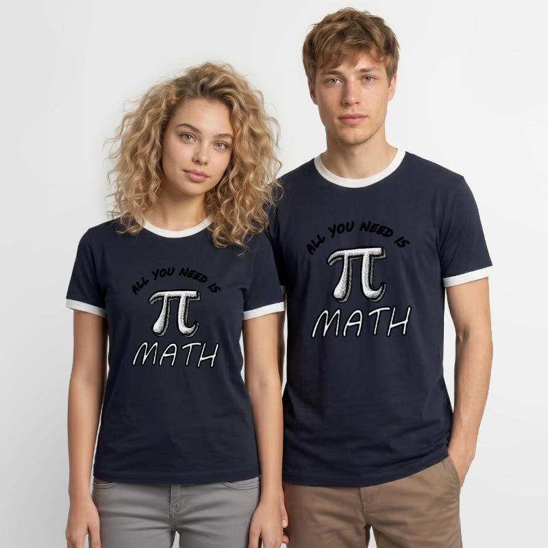 Maths Study Math Math Student Gift Men's Ringer Shirt